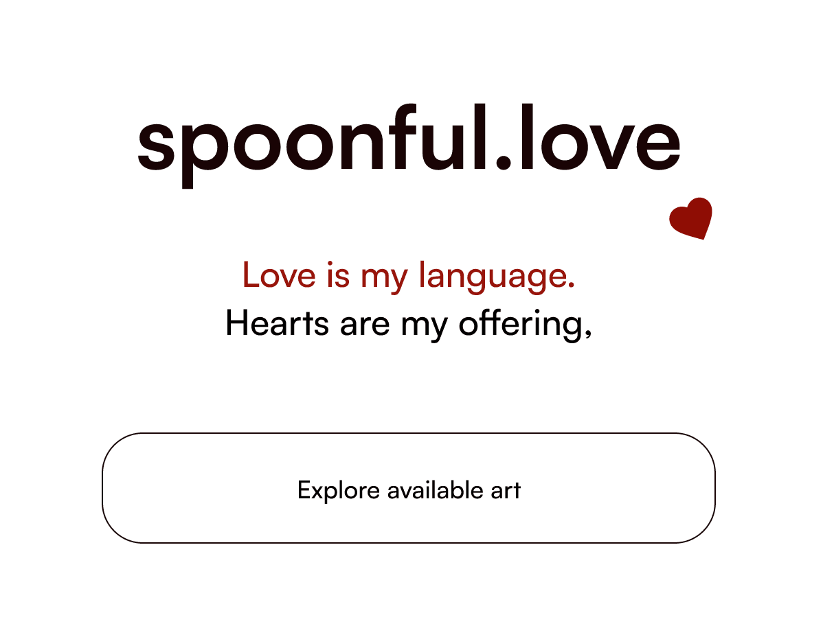 spoonful.love heart cursor detail
